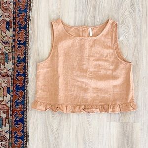 Rylee + Cru linen tank